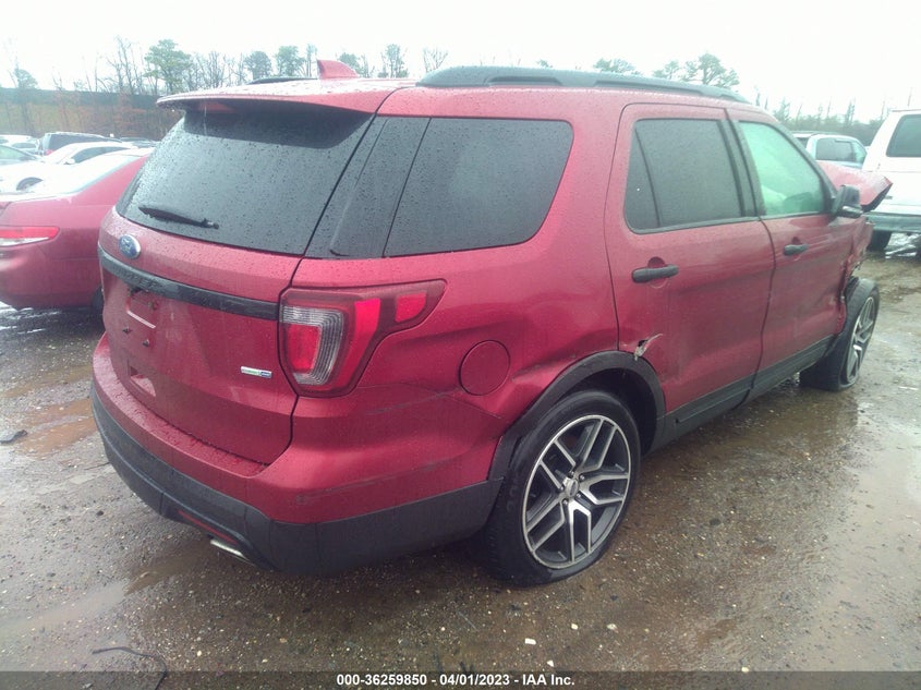 VIN 1FM5K8GT1HGD46880 2017 FORD EXPLORER SPORT