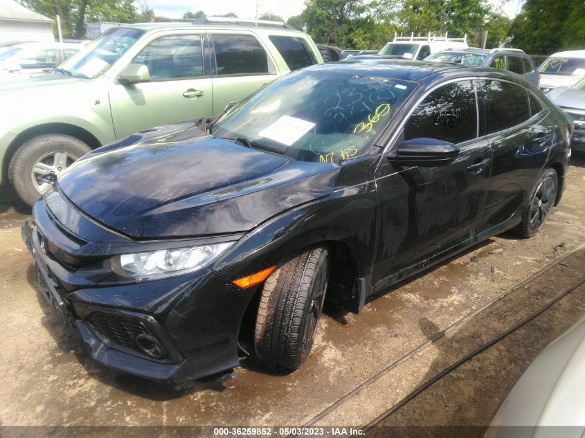2018 HONDA CIVIC HATCHBACK EX - SHHFK7H51JU429632