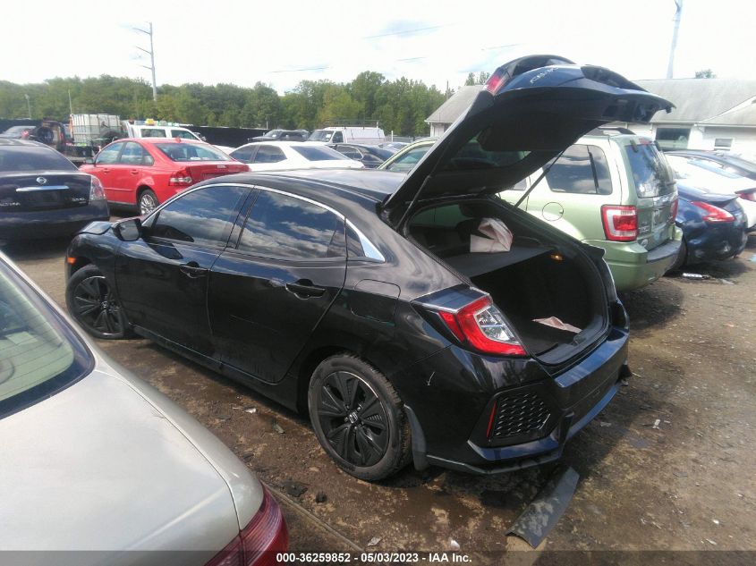 2018 HONDA CIVIC HATCHBACK EX - SHHFK7H51JU429632