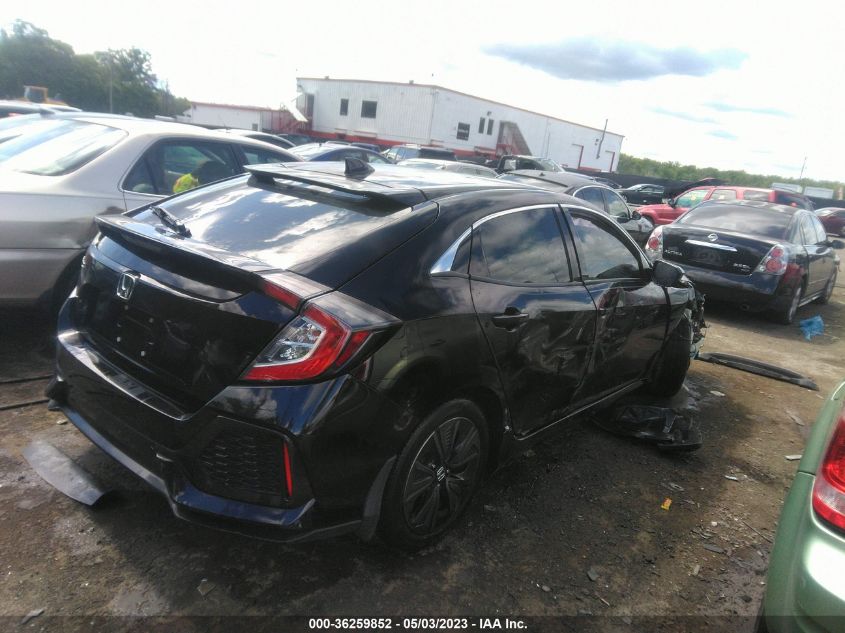 2018 HONDA CIVIC HATCHBACK EX - SHHFK7H51JU429632