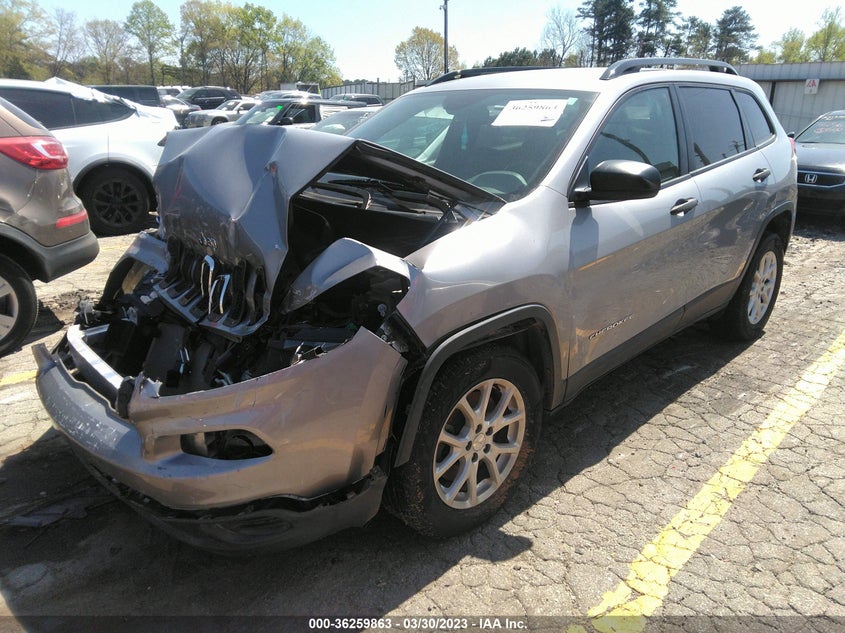 VIN 1C4PJLAB7HW591546 2017 JEEP CHEROKEE SPORT