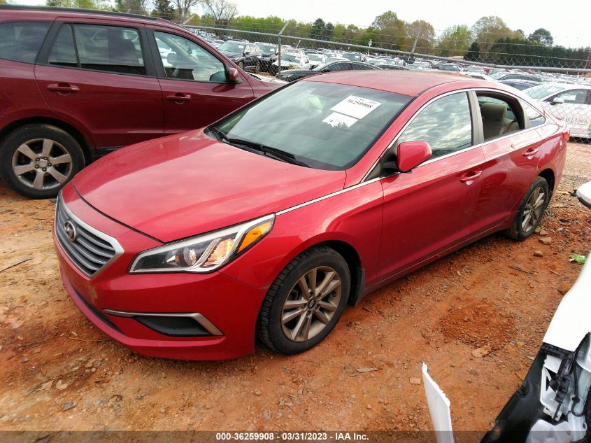 2017 HYUNDAI SONATA SE - 5NPE24AF4HH452722