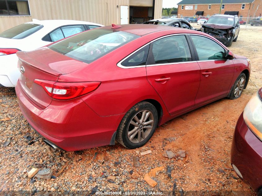 2017 HYUNDAI SONATA SE - 5NPE24AF4HH452722