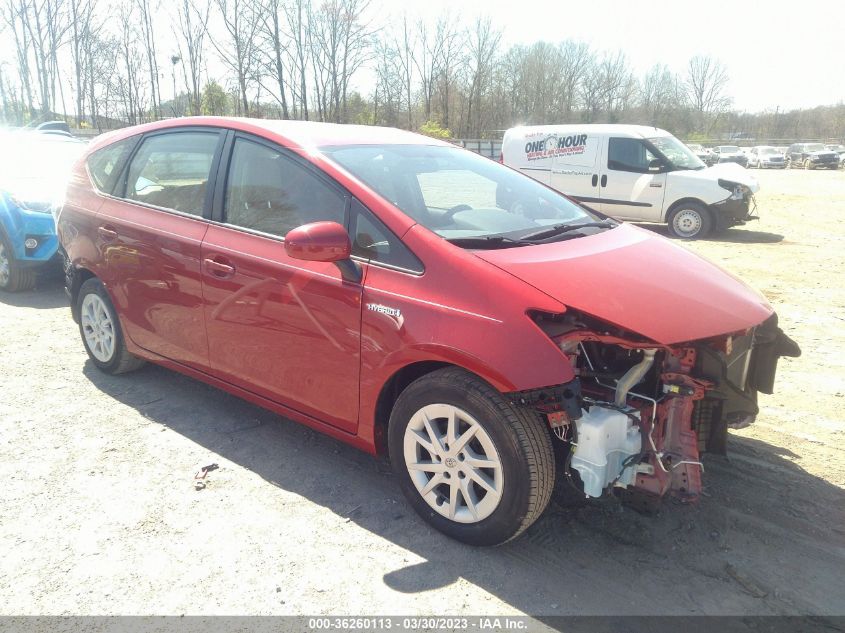 2013 TOYOTA PRIUS V TWO/THREE/FIVE - JTDZN3EU5D3228392