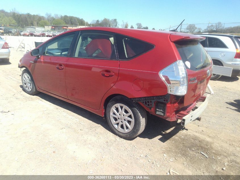 2013 TOYOTA PRIUS V TWO/THREE/FIVE - JTDZN3EU5D3228392