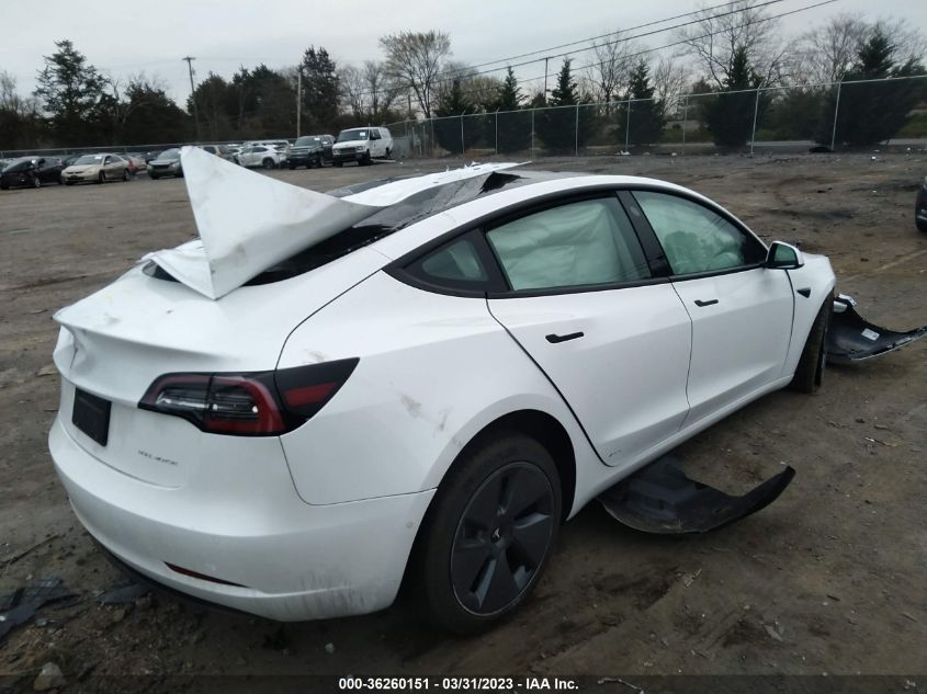 2022 TESLA MODEL 3 LONG RANGE - 5YJ3E1EB2NF113469