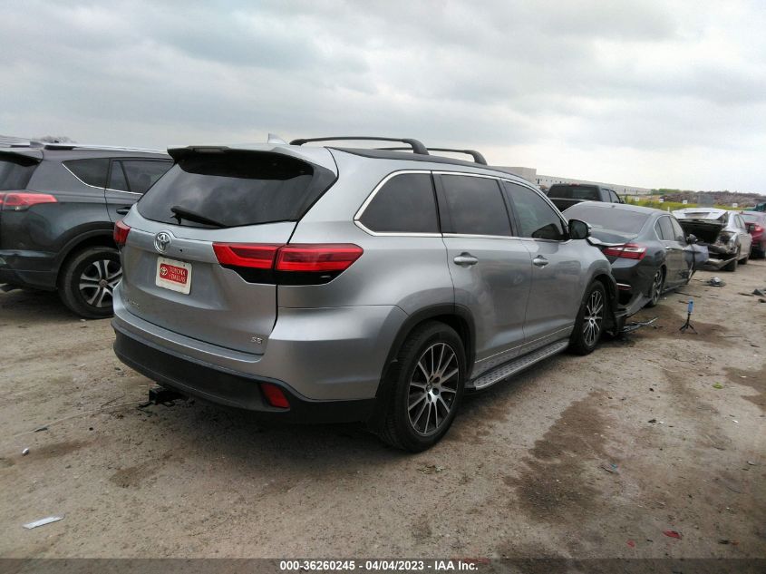 2017 TOYOTA HIGHLANDER XLE/SE - 5TDKZRFH3HS517950