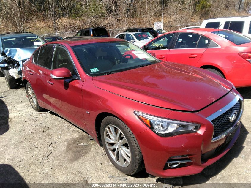 2016 INFINITI Q50 2.0T PREMIUM - JN1CV7AP2GM203402