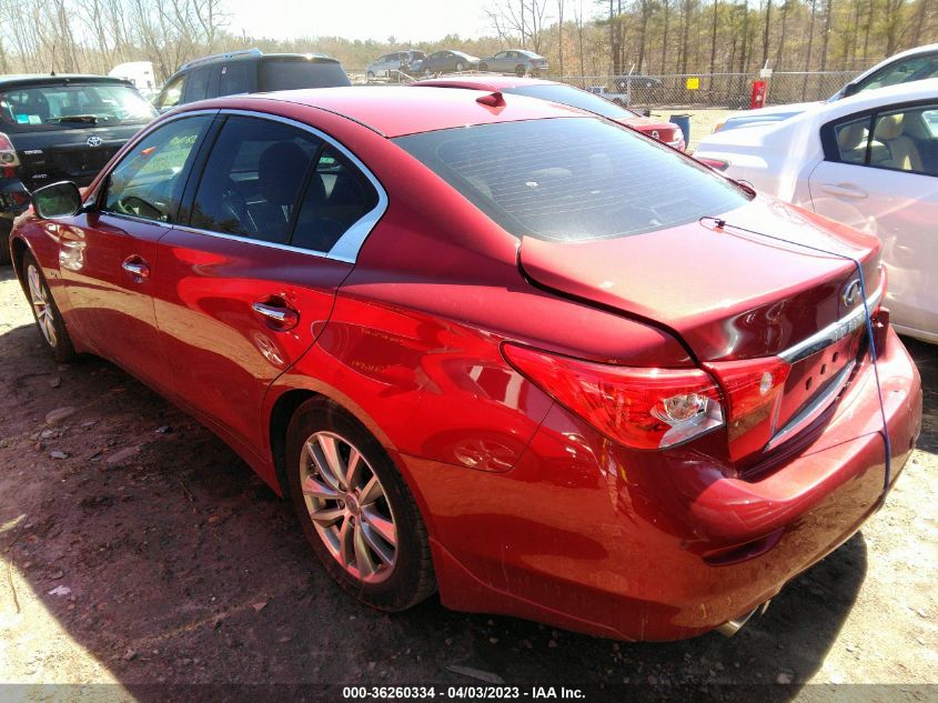 2016 INFINITI Q50 2.0T PREMIUM - JN1CV7AP2GM203402