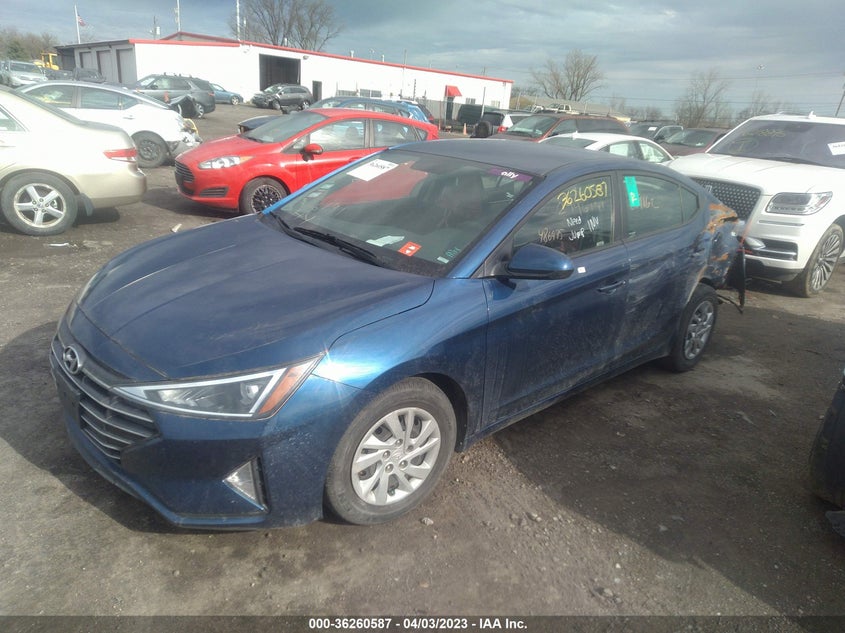 2019 HYUNDAI ELANTRA VIN: 5NPD74LF3KH486975