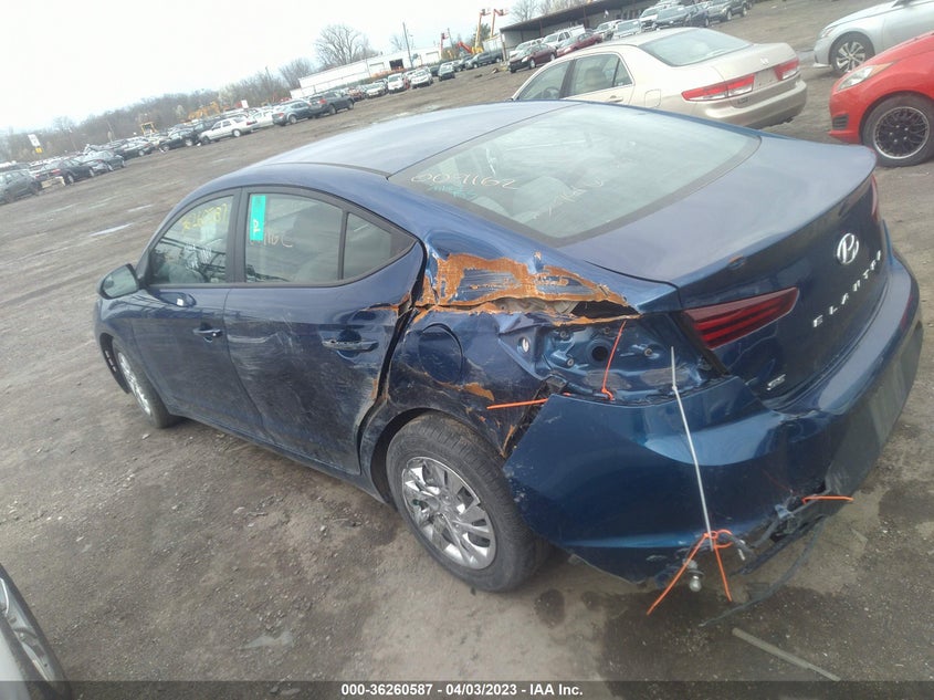 2019 HYUNDAI ELANTRA VIN: 5NPD74LF3KH486975