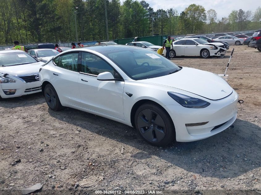 2022 TESLA MODEL 3 - 5YJ3E1EA0NF319896