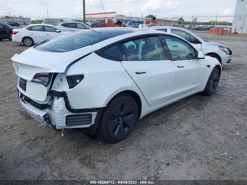 2022 TESLA MODEL 3 - 5YJ3E1EA0NF319896