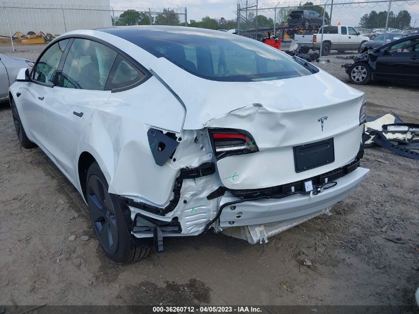2022 TESLA MODEL 3 - 5YJ3E1EA0NF319896