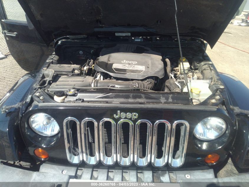 2013 JEEP WRANGLER UNLIMITED SAHARA - 1C4BJWEG9DL692570