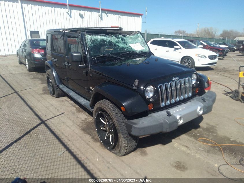 2013 JEEP WRANGLER UNLIMITED SAHARA - 1C4BJWEG9DL692570