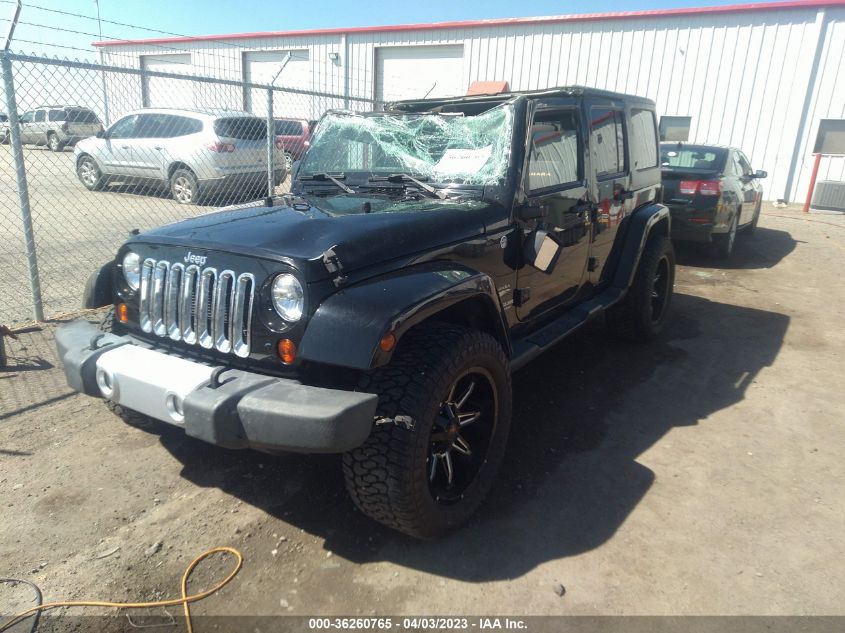 2013 JEEP WRANGLER UNLIMITED SAHARA - 1C4BJWEG9DL692570