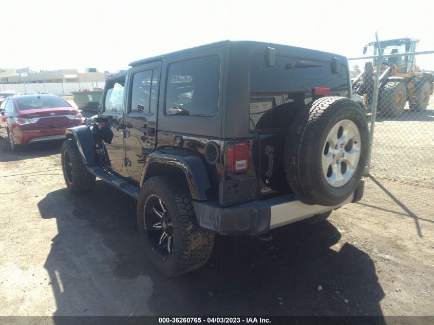 2013 JEEP WRANGLER UNLIMITED SAHARA - 1C4BJWEG9DL692570