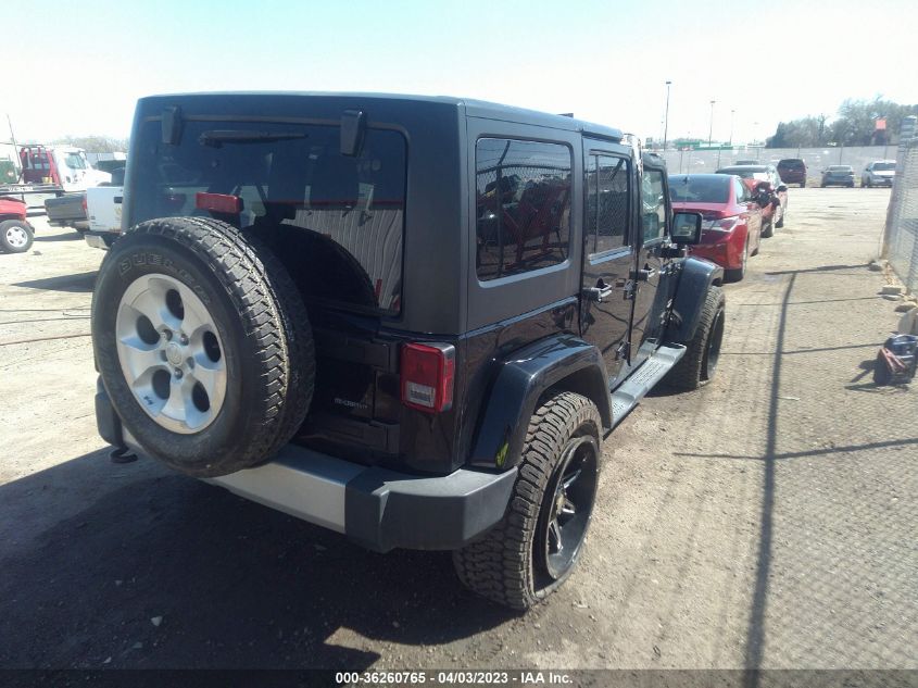 2013 JEEP WRANGLER UNLIMITED SAHARA - 1C4BJWEG9DL692570