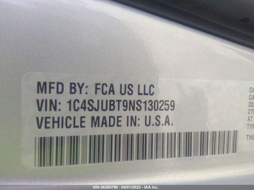 2022 JEEP WAGONEER SERIES II 1C4SJUBT9NS130259