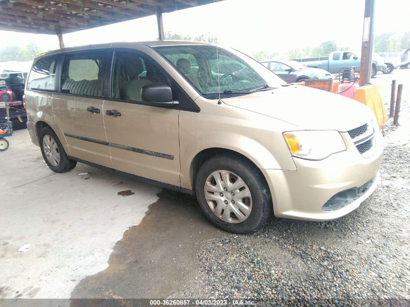 VIN 2C4RDGBG0ER162027 2014 DODGE GRAND CARAVAN no.1