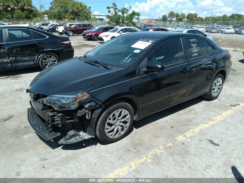 VIN 2T1BURHEXKC172630 2019 TOYOTA COROLLA L/LE/SE/XLE/XSE