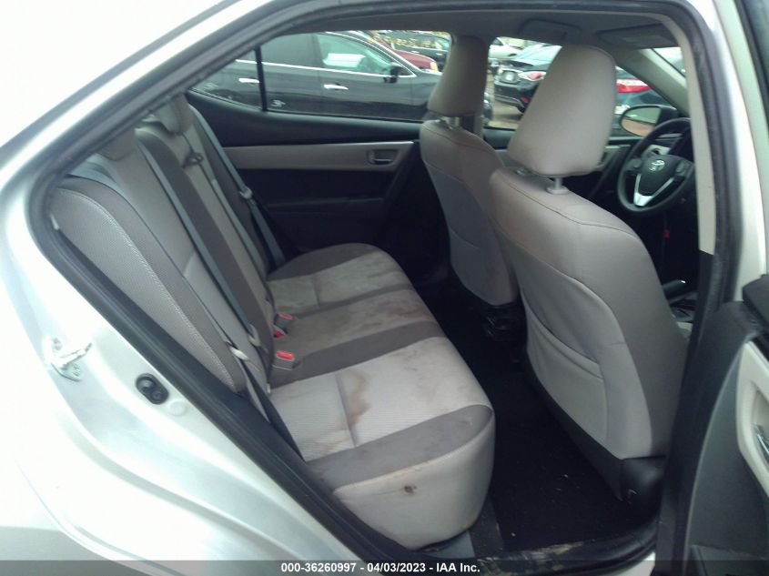 2017 TOYOTA COROLLA L/LE/XLE/SE - 2T1BURHE7HC823981