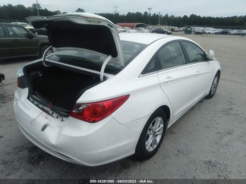2012 HYUNDAI SONATA VIN: 5NPEB4AC4CH384887
