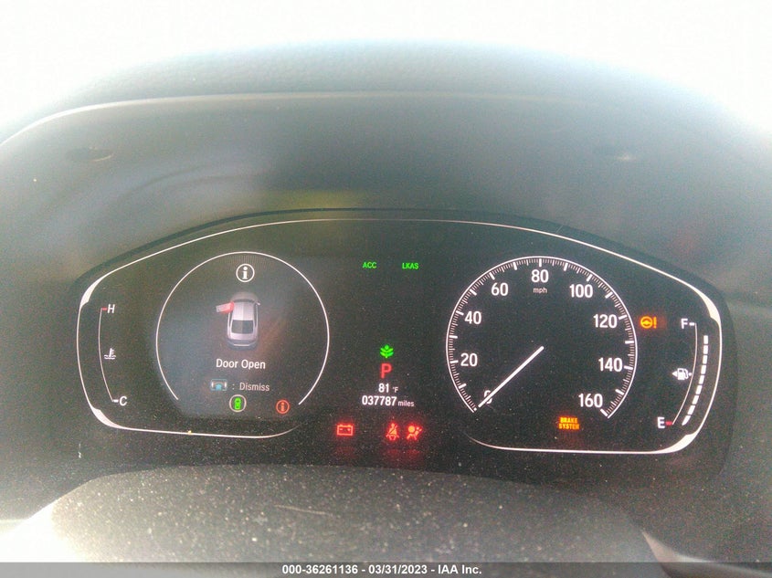VIN 1HGCV1F48LA157662 2020 HONDA ACCORD SEDAN EX
