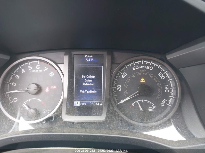 2018 TOYOTA TACOMA SR/SR5/TRD SPORT - 5TFCZ5AN2JX156642