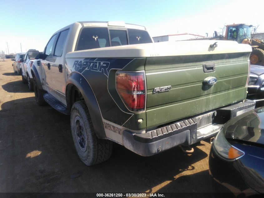 2013 FORD F-150 SVT RAPTOR - 1FTFW1R61DFC39789