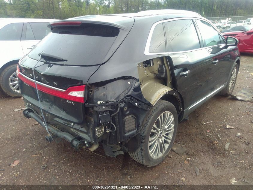 2016 LINCOLN MKX RESERVE - 2LMTJ8LRXGBL89595