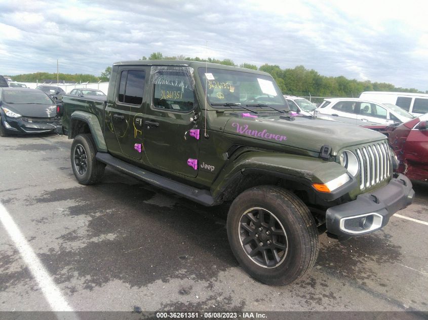 2021 JEEP GLADIATOR OVERLAND - 1C6HJTFG9ML620315