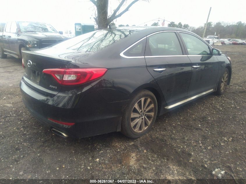 2015 HYUNDAI SONATA 2.4L SPORT - 5NPE34AF5FH065865