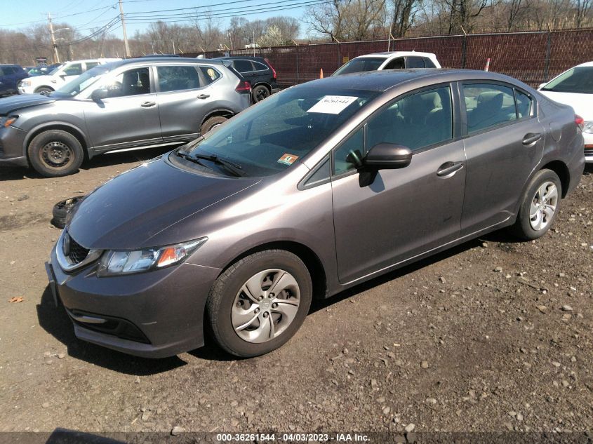 2015 HONDA CIVIC SEDAN LX - 19XFB2F56FE245629