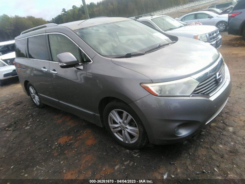 2013 NISSAN QUEST SL - JN8AE2KP0D9064735