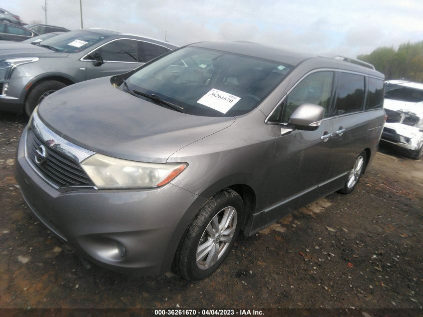 2013 NISSAN QUEST SL - JN8AE2KP0D9064735