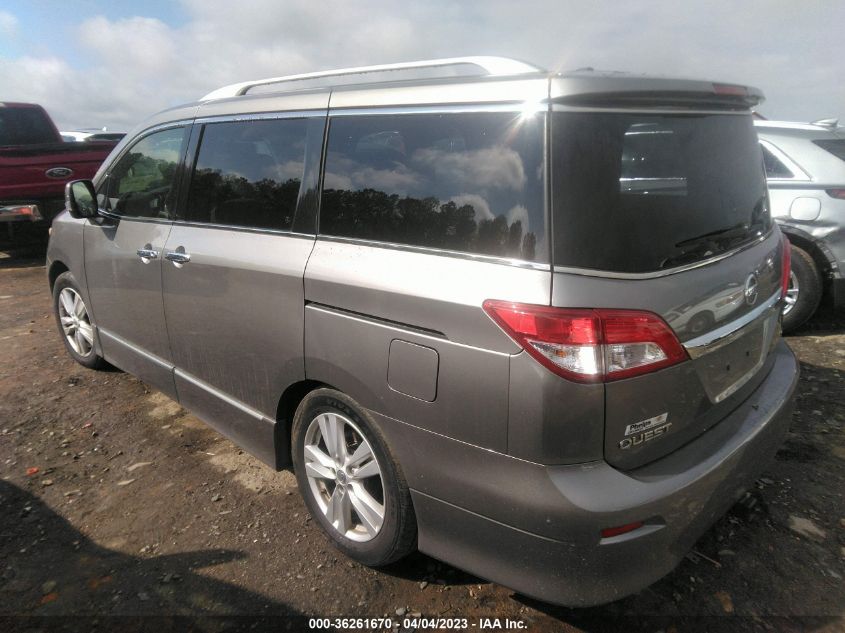 2013 NISSAN QUEST SL - JN8AE2KP0D9064735