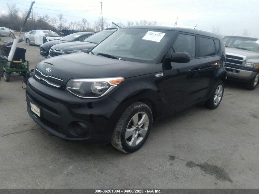 2017 KIA SOUL BASE - KNDJN2A24H7411129