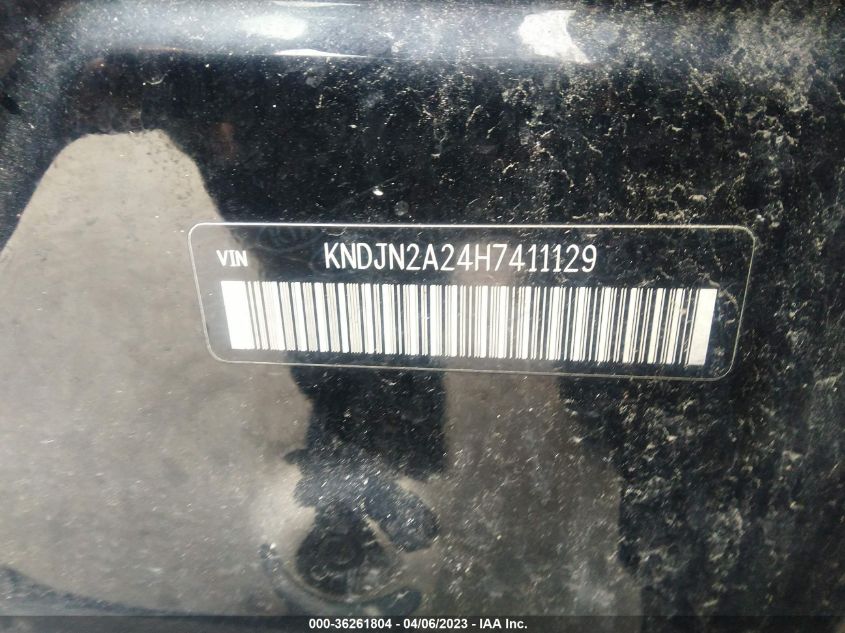 2017 KIA SOUL BASE - KNDJN2A24H7411129