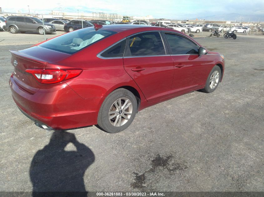 2015 HYUNDAI SONATA 2.4L - 5NPE24AF0FH081426