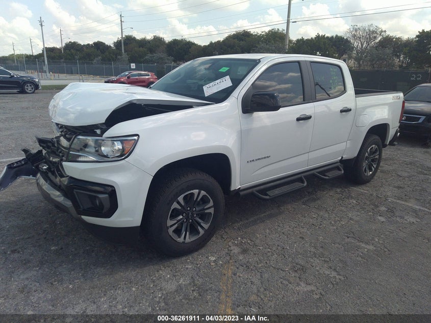 VIN 1GCGSDEN1N1132643 2022 CHEVROLET COLORADO 2WD Z71