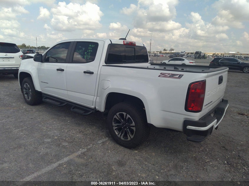 VIN 1GCGSDEN1N1132643 2022 CHEVROLET COLORADO 2WD Z71