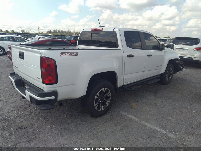 VIN 1GCGSDEN1N1132643 2022 CHEVROLET COLORADO 2WD Z71