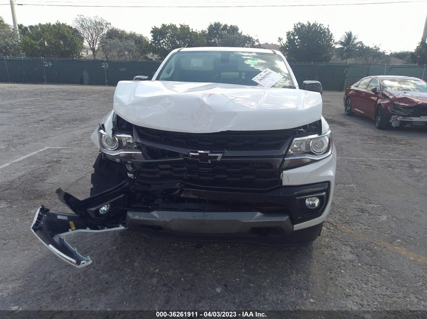 VIN 1GCGSDEN1N1132643 2022 CHEVROLET COLORADO 2WD Z71