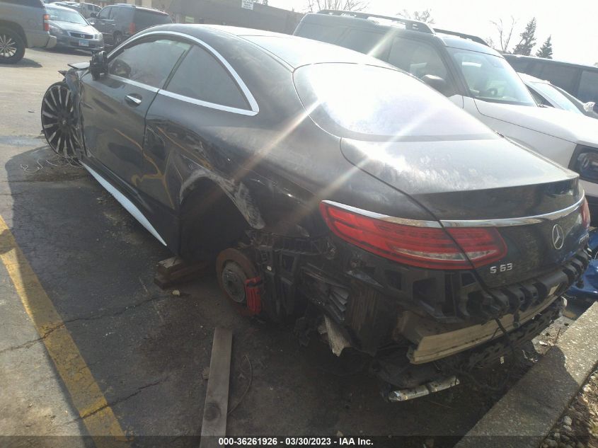 2015 MERCEDES-BENZ S-CLASS S 63 AMG - WDDXJ7JB2FA007996