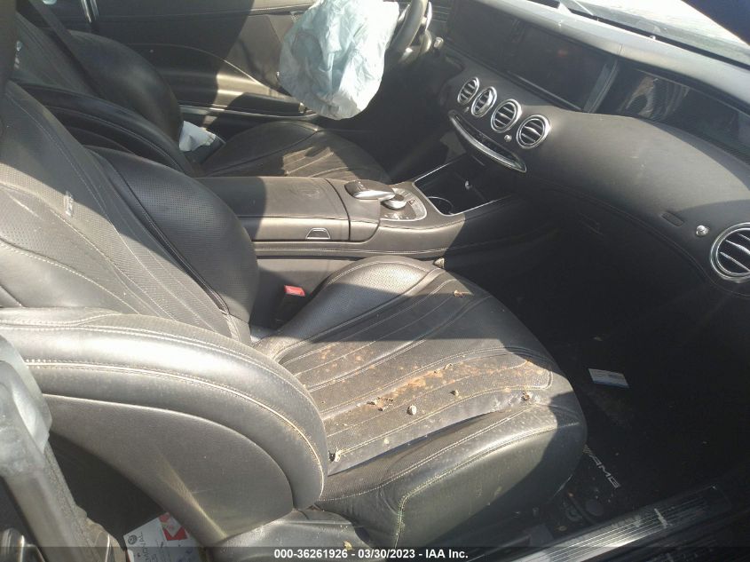 2015 MERCEDES-BENZ S-CLASS S 63 AMG - WDDXJ7JB2FA007996