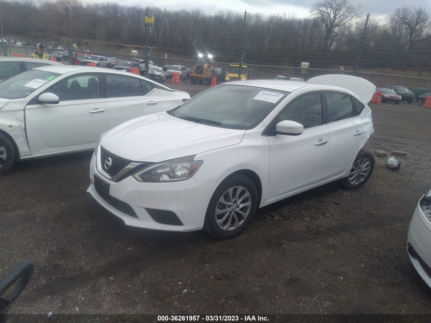 VIN 3N1AB7APXKY413459 2019 NISSAN SENTRA SV