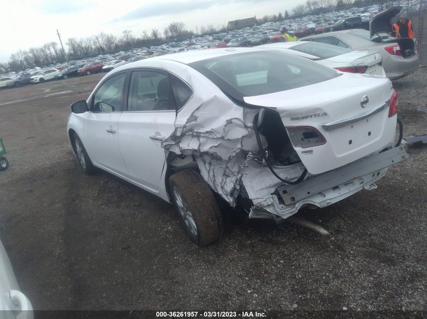 VIN 3N1AB7APXKY413459 2019 NISSAN SENTRA SV