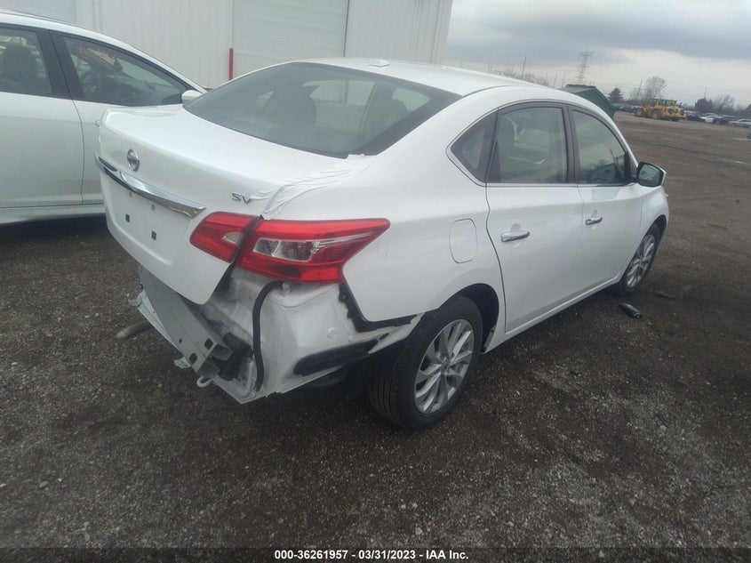 VIN 3N1AB7APXKY413459 2019 NISSAN SENTRA SV